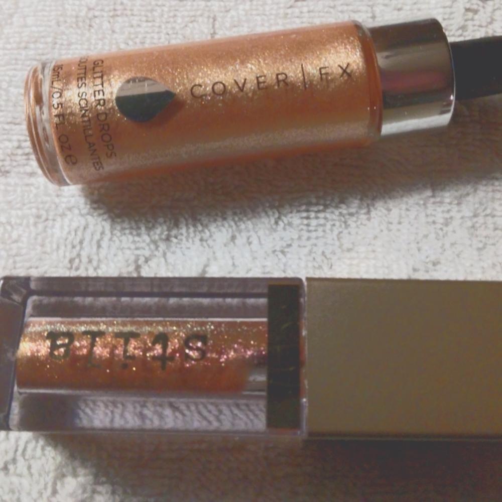 Stila & Cover FX Liquid Highlighters.